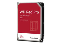 WD Red Pro WD8005FFBX - Disque dur - 8 To - interne - 3.5" - SATA 6Gb/s - 7200 tours/min - mémoire tampon : 256 Mo