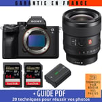 Sony A7S III + FE 24mm F1.4 GM + 2 SanDisk 64GB Extreme PRO UHS-II SDXC 300 MB/s + 1 Sony NP-FZ100 + Guide PDF ""20 TECHNIQUES POUR RÉUSSIR VOS PHOTOS