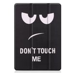 Apple iPad 10.2 Slim fodral - Don't Touch Me Svart