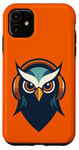 Coque pour iPhone 11 Owl Groove Music Lover's Casque audio