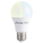 Lampa, LED, WiFi, E27, dimbar, färgtemperatur, Shelly DUO WW/CW