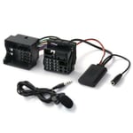 Bluetooth-kompatibel 5.0 extern mikrofon ljud-aux-kabeladapter för Opel Cd30 Cdc40 Cd70 Dvd90