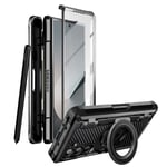 Stötsäkert hårt fodral med stöd för Samsung Galaxy Z Fold 6 - SUPCASE - Svart Svart