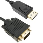 Cable DisplayPort male vers VGA male 2 m