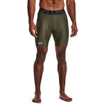 Under Armour Men's UA HG Armour Long Shorts, Lightweight Men's Running Shorts, Sweat-Wicking and Quick-Drying Base Layer, Compression Shorts for Men