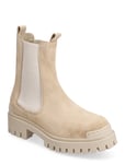 Malou Suede Shoes Chelsea Boots Beige Pavement