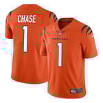 Nfl fotbollströja Cincinnati Bengals kortärmad tröja Bekväm-WELLNGS M M