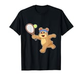 Bear Tennis Tennis racket Sports T-Shirt