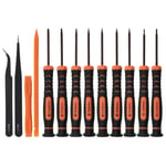 13pcs Torx Security Screwdriver Repair Tool Kit T2 T3 T4 T5 T6H T8H T10H Phillips 1.5 2.0 Screwdrivers S2 Steel For Xbox One Xbox 360 Controller PS3 PS4