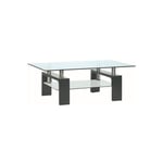 Ub Design - Table basse Table basse Dana 100 x 60 cm noire