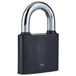 Yale Iron Padlock Black 38mm - Hardened Steel Shackle - Indoor use