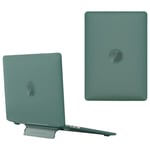 MacBook Pro 14 (2021) - Hard cover til front og bagside med Kickstand - Midnatgrøn