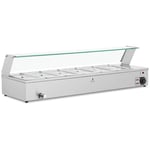 Royal Catering Bain Marie - 6 GN 1/3 containere