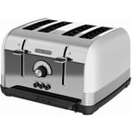 4-Slice Toaster Variable Browning Morphy Richards 1800W Stainless Steel White