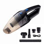 NCBH Cordless Car Vacuum Cleaners 4500pa Super Suction Powerful Handheld Vacuum Cleaner Lightweight Wet/Dry Vacuum with Hepa Filter Washable for Pet Hair, Home and Car Cleaning,Black
