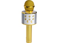 Karaoke-Mikrofon Bluetooth Inbyggd Högtalare Kms-20Go Guld