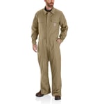 Carhartt Rugged Flex Canvas Overall Herr Dark Khaki XXL