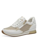 MARCO TOZZI Basket by Guido Maria Kretschmer 2-23713-41 Femme, Blanc Or, 38 EU