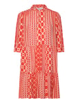 Lollys Laundry Sabinell Short Dress Ss Röd