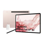 Tablette Samsung Gala y Tab S8 128 GB 8 GB RAM 5G 12 4 pouces Rose