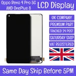 Oppo Reno 4 Pro / OnePlus 8 5G TFT LCD Display Screen Touch Digitizer Assembly
