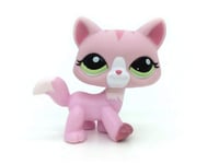 WooMax Littlest Pet Shop LPS Rare Toy Cat Kitty Animal Figure Pink Girl Best Birthday Gift