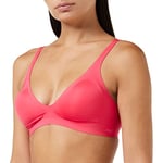 Sloggi Women's Body Adapt T-Shirt Bra Padded, Pink Lemonade, L