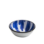 Kapka - A Little Color Big Salad Bowl - Blue - Salladsskålar - Metall