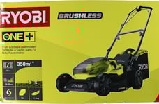 Ryobi Ry18lmx37a-0, Push Gräsklippare, 37 Cm, 2.5 Cm, 7 Cm, Roterande Blad, 45 L