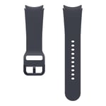 Samsung Bracelet de sport (S/M) ET-SFR93 pour Galaxy Watch6 | Watch6 Classic Bracelet de montre de sport pour femme Bracelet original en caoutchouc fluoré élastique durable Bon ajustement Graphite