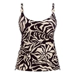 Aruba Nights Tankini med bygel Black & Cream, Fantasie