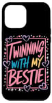 Coque pour iPhone 14 Plus Twinning Avec Ma Meilleure Amie - Twin Matching