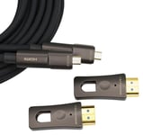 High Speed Fibre Optical 4K Hdmi Lead With Ethernet & Detachable Ends 10M