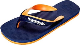 Havaianas, Men's, Dual, Flip Flop, Navy Blue/Begonia Orange, 11/12 UK