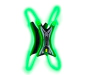 Led Vest Spider USB Reflexväst Dam GREEN ONESIZE