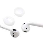 Silikon-øredeksel for AirPods 1/2 generasjon Hvit