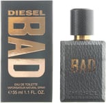 D|Esel Bad Mens Gents EDT Eau De Toilette Aftershave Cologne Fragrance 35Ml