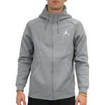 Nike Jumpman Fz Sweat-Shirt pour Homme XXXL Carbon Heather/White