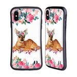 Official Monika Strigel Fawn Lace Flower Friends 2 Hybrid Case Compatible for Apple iPhone XS Max