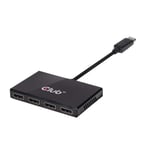 Club 3D SenseVision Multi Stream Transport (MST) Hub CSV-6400 - video/audiosplitter - 4 portar