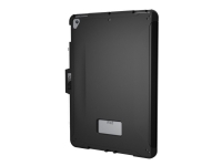 UAG Rugged Case for iPad 10.2-in (9/8/7 Gen, 2021/2020/2019) - Scout Black - Baksidesskydd för surfplatta - 10.2 - för Apple 10.2-inch iPad (7:e generation, 8:e generation, 9:e generation)