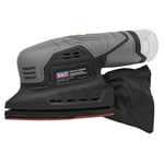 Sealey Cordless 150mm Detail Sander 10.8V Lightweight Dust Extractor Port