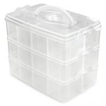 Vaessen Förvaringsbox - Stapelbar Låda Höjd: 18,5 cm