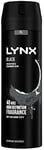 Lynx Black 48 Hour Fresh Bodyspray for Men 200 ml (Pack of 3)