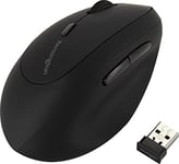 Kensington Pro Fit Left-Handed Ergo Wireless Mouse, Ergonomic Design Computer Mouse for Left Handed Users, 6 Button Control and USB Connectivity, Black - K79810WW