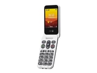 Doro Leva L20 - 4G Funktionstelefon - Ram 64 Mb / Internminne 128 Mb - Microsd Slot - Lcd Display (Tft) - 320 X 240 Pixlar (60 Hz) - Rear Camera 2 Mp - Svart / Vit