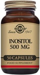 Solgar Inositol 500 mg Vegetable Capsules - Vitamin B8 - Vegan, Vegetarian, Kos
