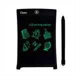 CLOEN Tablette d'écriture LCD de 8,5" | Tableau numérique | (8,5" Noir) | Tablette pour Dessin | Idéal pour écrire et Dessiner | Facile à Transporter | Bloc-Notes