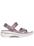 Skechers Go Walk Arch Fit Strappy Sandals - Lavender, Purple, Size 7, Women