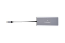 Kramer KDock-2 USB-C Hub Multiport Adapter - dockningsstation - USB-C - HDMI - 1GbE